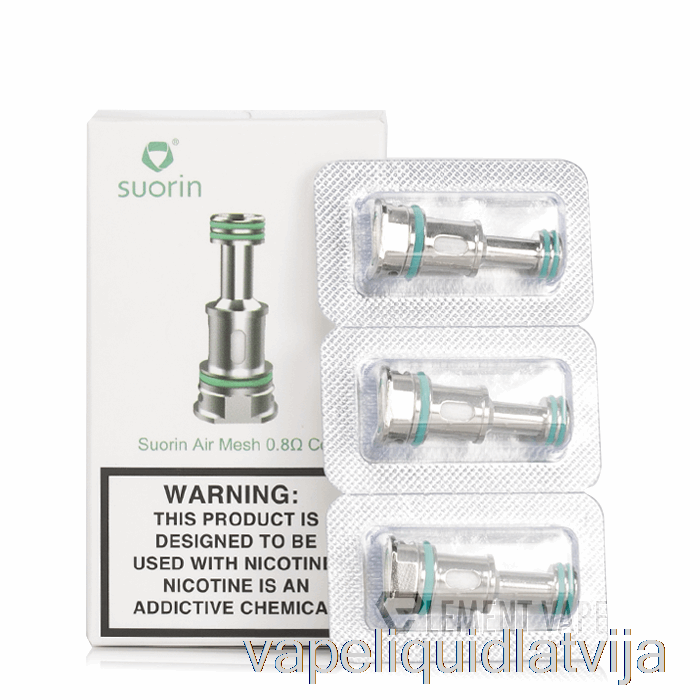 Suorin Air Mod Maiņas Spoles 0.8ohm Mesh Coils Vape šķidrums